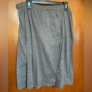 Men’s 3X gray shorts. Champion brand.